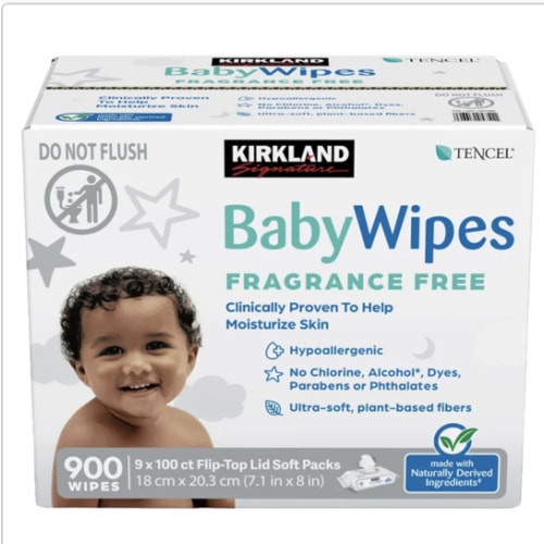 Kirkland Signature Baby Wipes Fragrance Free