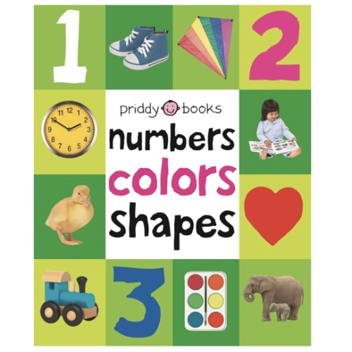 First 100 Numbers, Colors, Shapes: A padded book―perfect for little hands to hold