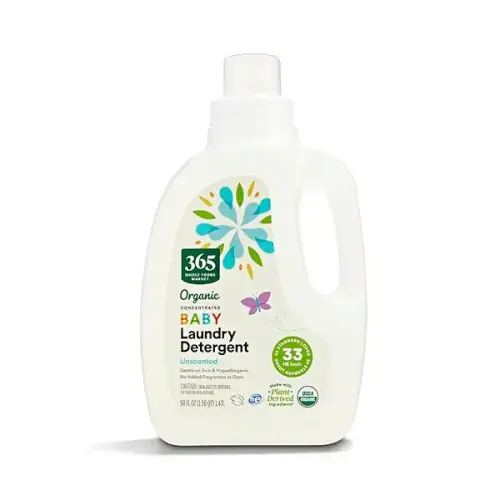 Organic Concentrated Baby Laundry Detergent, Unscented, 33 HE Loads, 50 Fl Oz | Grocery Pickup & Delivery | Whole Foods Market