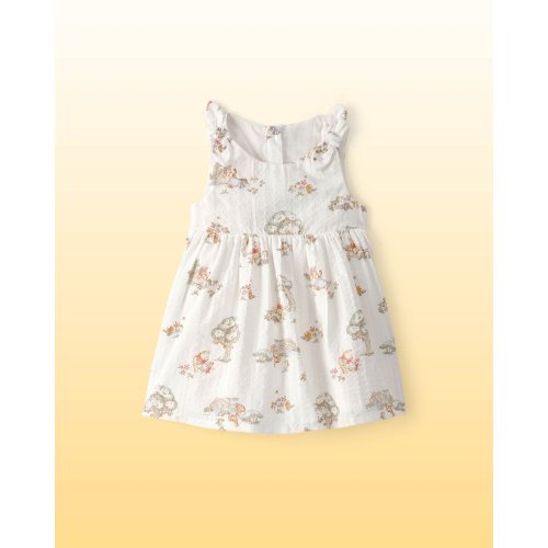 Baby Girl Disney© Winnie the Pooh Sleeveless Dress with Bows - White - OshKosh B'gosh | Carter's