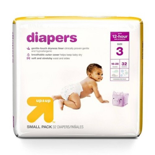 Diapers - up & up™ - (Select Size and Count)