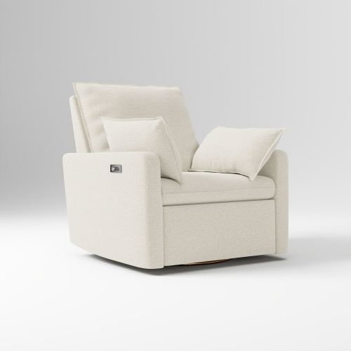 Paxton Pillow Recliner Power, Performance Boucle Oatmeal