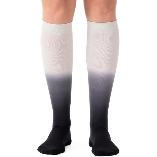 Comrad Nylon Knee High Socks - 15-20mmHg Graduated Compression Socks - Soft & Breathable Support Unisex Socks
