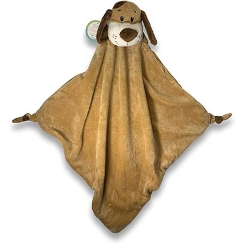 Puppy Dog Security Blanket – Ultra-Soft Baby Lovey for Sensory Comfort & Sleep Support –Breathable Fabric, Newborn & Toddler Snuggle Toy – Machine Washable