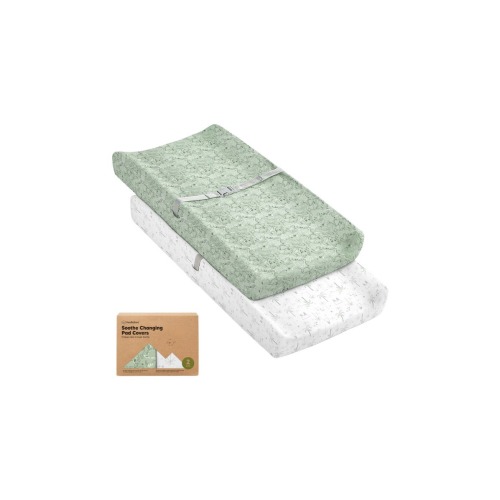 KeaBabies 2-Pack Changing Pad Covers