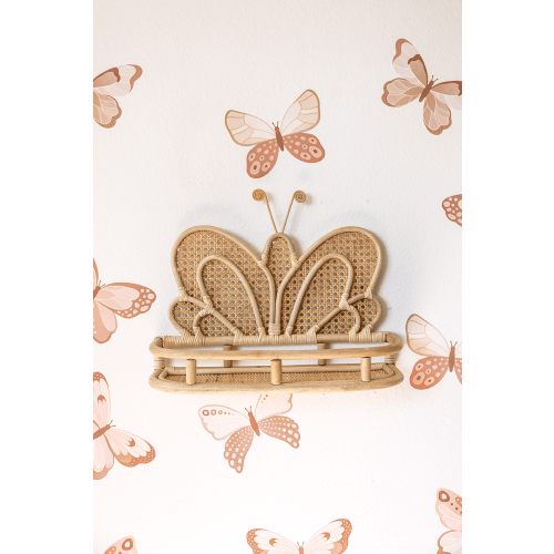 Blissful Butterfly Wall Shelf