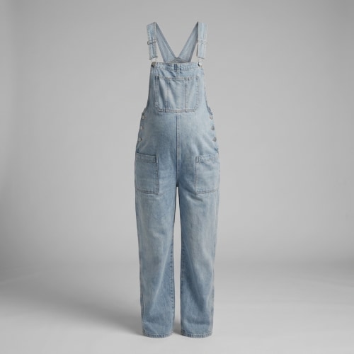 Everyday Maternity Overalls - Adjustable Strap Denim Overalls Pregnancy Outfit – By Kate Olivia