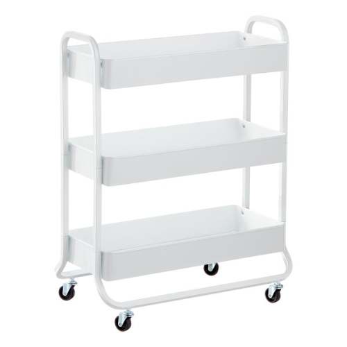The Container Store Large 3-Tier Rolling Cart | The Container Store