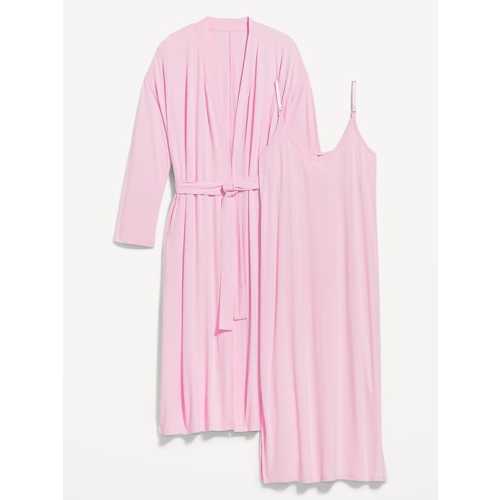 Maternity Robe and Nursing Nightgown Set