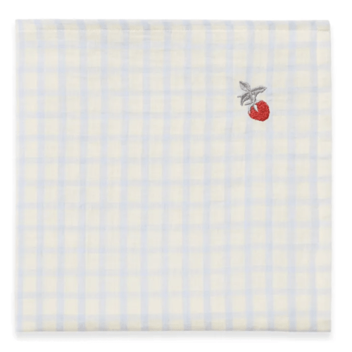 garbo&friends 
Gingham swaddling blanket
