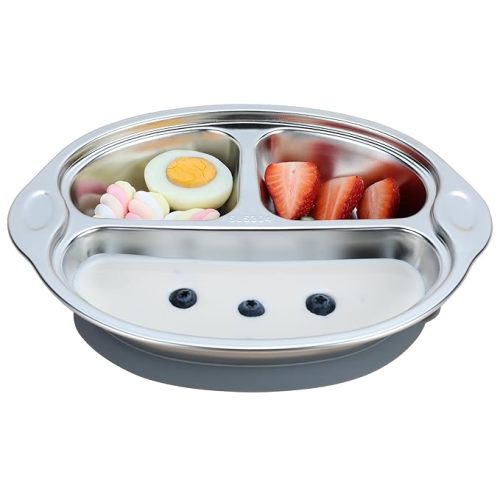 MR. CHOU Stainless Steel Baby Suction Plate