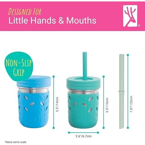 Elk and Friends 10oz Stainless Steel Kids + Toddler Drinking Cups | 4 Pack