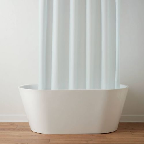 71"x71" Mid Weight Color Shower Liner Frosty - Threshold™
