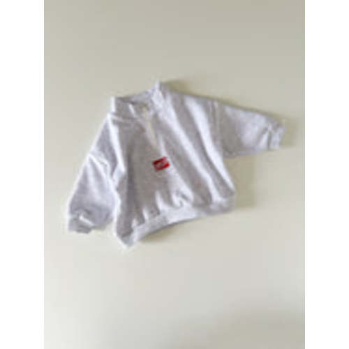 Baby/Toddler F25 Half-Zip Long Sleeve Pullover(4m-6y) - Heather Gray | AT NOON STORE