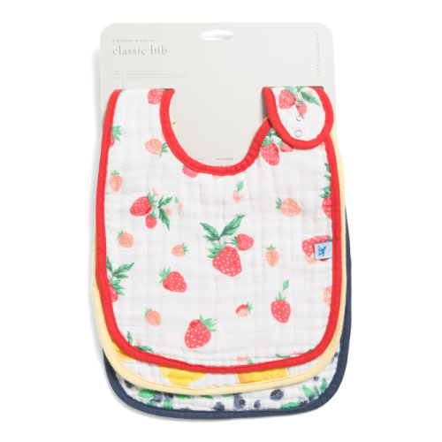 3pk Berry Lemonade Muslin Classic Bibs | Baby Gear & Essentials | Marshalls