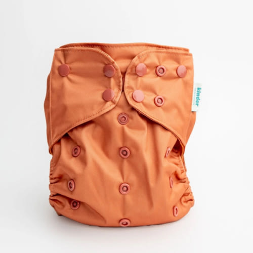 Solid Color: Essentials Pocket Cloth Diaper with Athletic Wicking Jersey, Grows with your Baby
