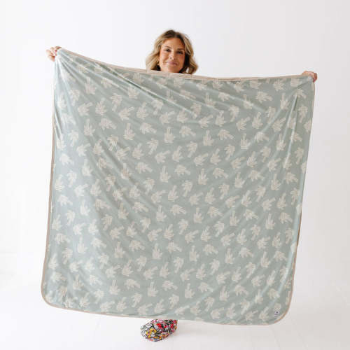 Keep Palm and Carry On Nuzzle Blanket