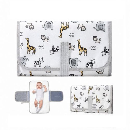 Paucax Portable Diaper Changing Pad | Waterproof, Wipeable & Compact Baby Changing Pad for Travel