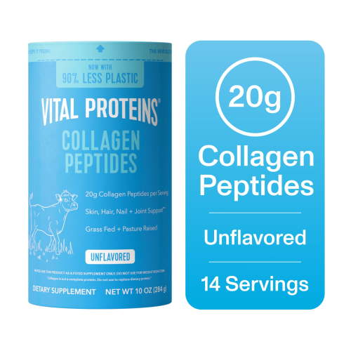 Vital Proteins Collagen Peptides Powder for Hair Skin Nails Unflavored 10 oz