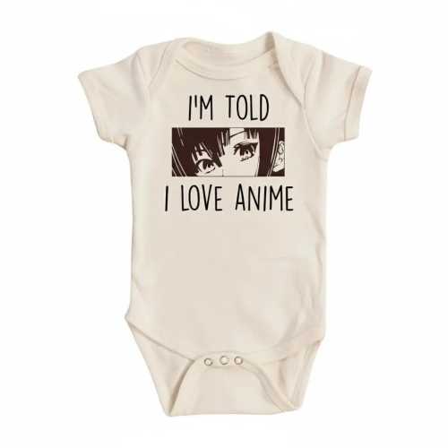 Anime Love Baby Onesie® Newborn Cotton Bodysuit Baby Shower Gift