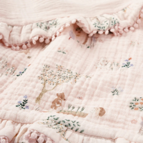 Garden Picnic Organic Muslin Security Blanket – Elegant Baby