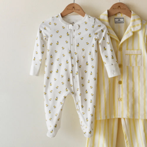 Baby's Pima Romper in Très Chick