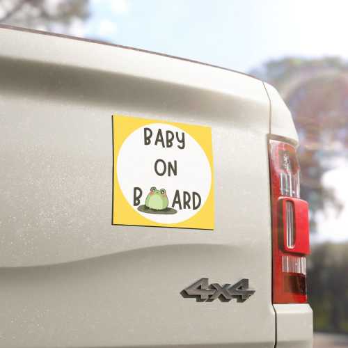 Cute Baby On Board Magnet