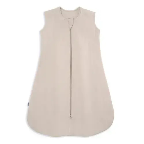 HALO - 1.5 TOG supersoft bamboo wearable blanket, double zipper sleeping bag with weighted feel - oat