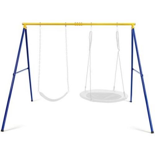 Costway 660 LBS Heavy-Duty Metal Swing Frame Extra Large Swing Stand for Kids and Adults