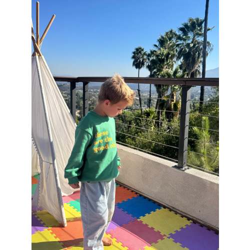 Good Old Days Pullover | Sunshine Green