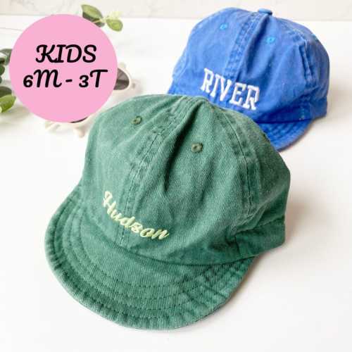 Personalized Baby Summer Matching Baseball Hat, Personalized Embroidered Kids Summer Sun Hat, Monogram Custom Summer Hat, Baby Shower Gift - Etsy