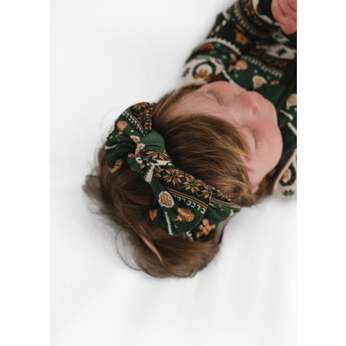 Classic Christmas Hair Bow – Little Crowns & Capes