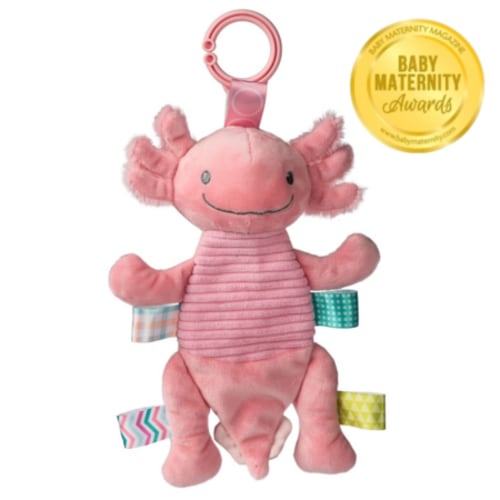 Taggies Lizzy Axolotl Crinkie - 9" - Mary Meyer Stuffed Toys