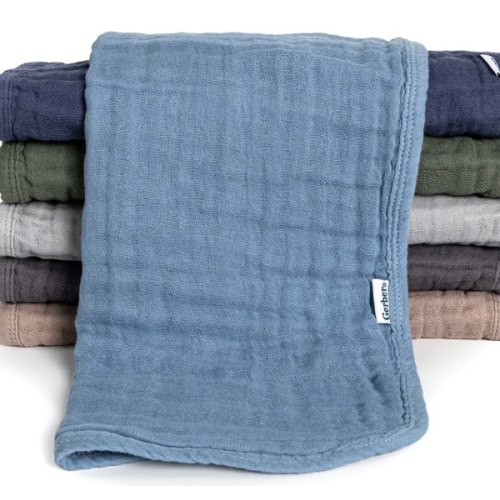 6-Pack Baby Boys Blues & Browns Muslin Burp Cloths – Gerber Childrenswear