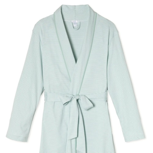 LAKE | Women | Pima Cotton Pajamas | Parisian Green Pima Robe
