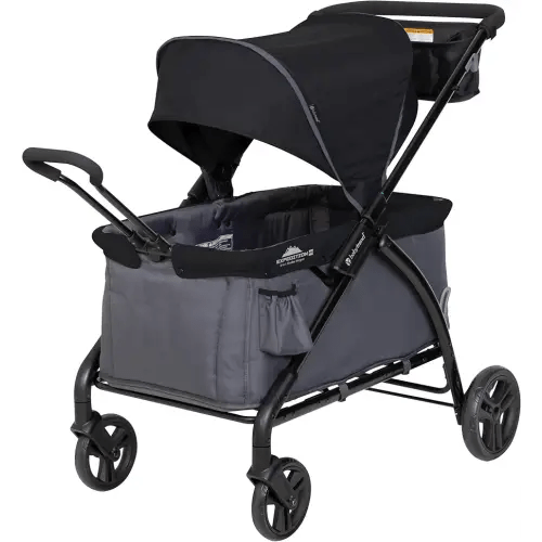 Baby Trend Tour™ LTE 2-in-1 Stroller Wagon, Gravity Black