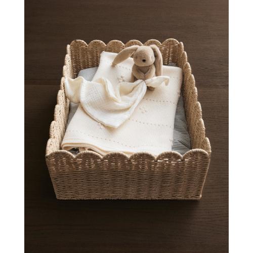 SCALLOPED MEDIUM BASKET | Zara Home United States of America