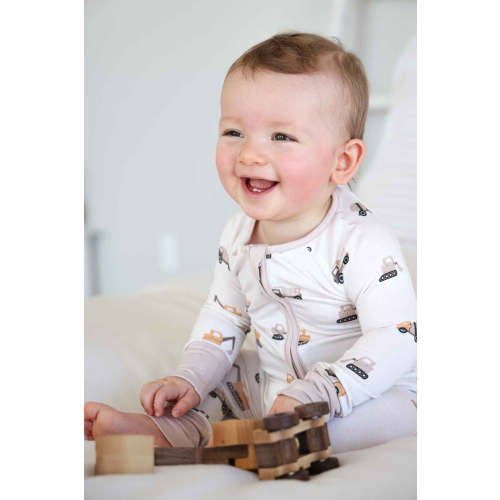 Convertible Zip Romper | Little Builder