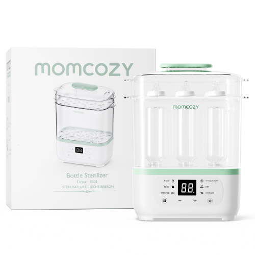 Momcozy Bottle Sterilizer and Dryer - Steam Bottle Sterilizer for Baby Bottles, Baby stuffs & Breast Pump