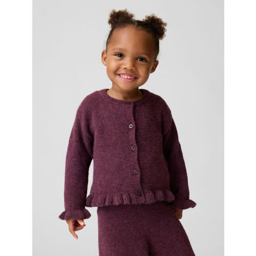 Baby & Toddler CashSoft Ruffle Cardigan Sweater