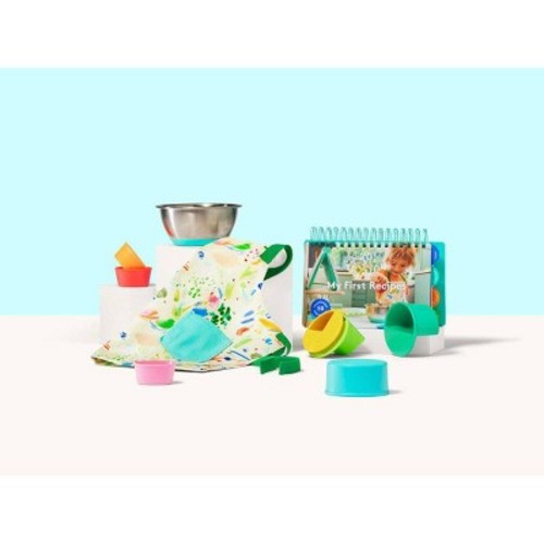 Lovevery Toddler Food Prep Play Collection Mini Kit 18m+ - 8pc: Creativity, Patterns, Sensory Development, Wood