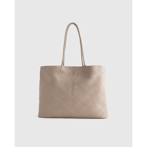 Siena Handwoven Tote in Black