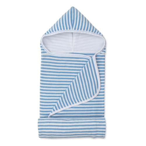 Cabana Terry Stripes Light Blue Terry Beach Towel