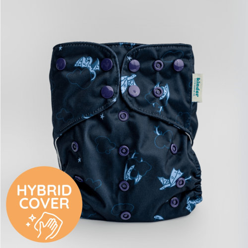 NEW Essentials Hybrid Wipeable Diaper Cover in Prints