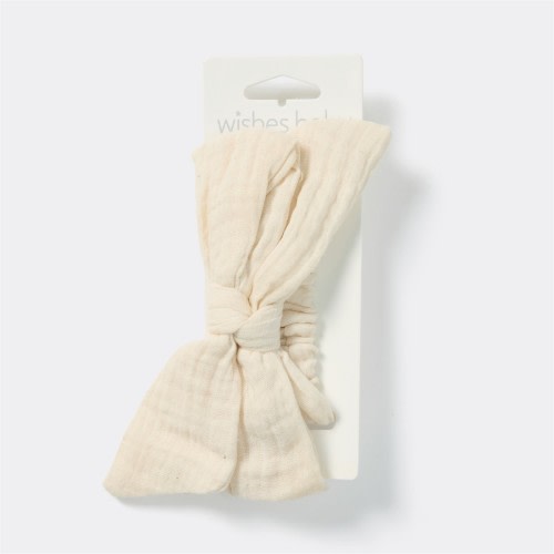 Wishes Baby Cloth Headband - Cream