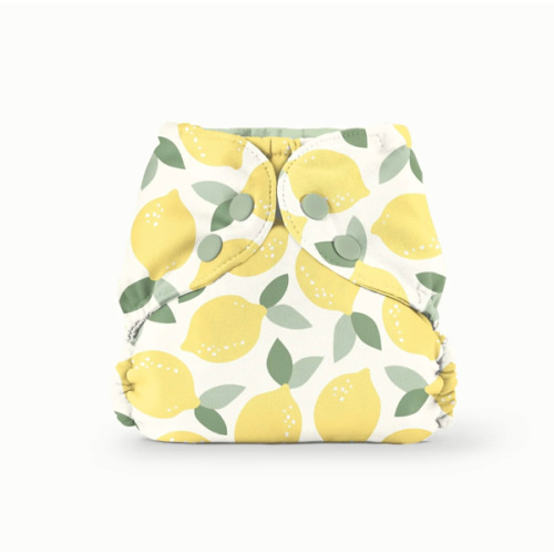 Outer Cloth Diaper Layer – Lemons / Size One
