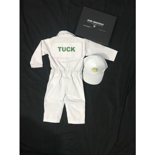 Custom Baby Golf Outfit: Hole in One Birthday Caddy Coverall & Bib