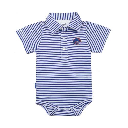 Boise State Broncos Garb Infant Carson Polo Bodysuit - Royal/White