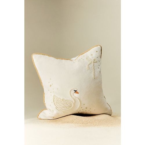 Coretta Mini Beaded Velvet Pillow