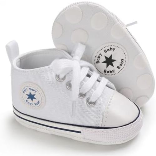 Baby Boys Canvas High-top Shoes 0-6 months